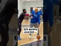 Lagu Kyrie \u0026 JKidd messing around in practice 🤣 (via RonKnowsSports/X)