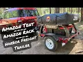 I Built a Budget DIY Overland Roof Top Tent Trailer Harbor Freight Amazon Hack