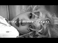 rosé - stay a little longer (slowed + reverb)