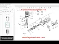 Kubota Tractor B1700E Parts Book Manual