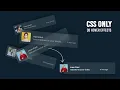 CSS 3D Glassmorphism List Hover Effects