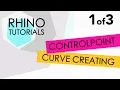 RHINO TUTORIAL - control point curve creating