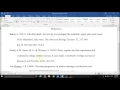 Basic for Format APA Style References Page Quick Demo