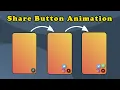 ASMR Programming - How to Design an animated Share Button Awesome button effect