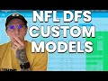 NFL DFS Custom Models in FantasyLabs