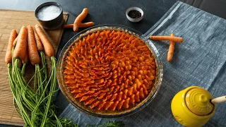Make This Stunning Carrot & Feta Quiche For A Delicious Vegetarian Brunch or Dinner