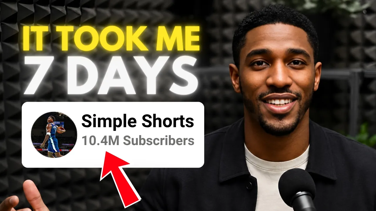 The YouTube Shorts System That Got Me Monetized in 7 Days - Full Course In 19 Minutes: video thumbnail