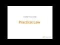 Practical Law Training Webinar
