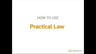 Practical Law Training Webinar