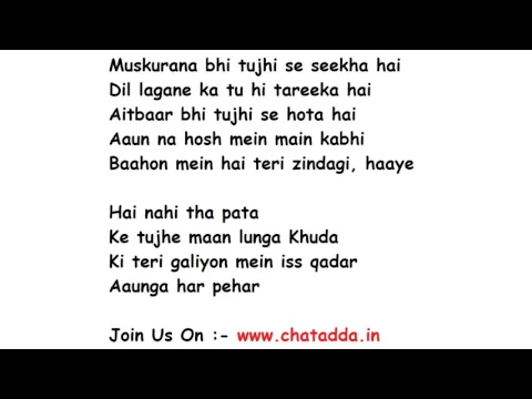 Download MP3 HUMSAFAR Lyrics Full Song Lyrics Movie - Badrinath Ki Dulhania | Akhil Sachdeva