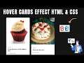Day-11 web development for beginners Hover cards effect using html css Malik Muskin HTML