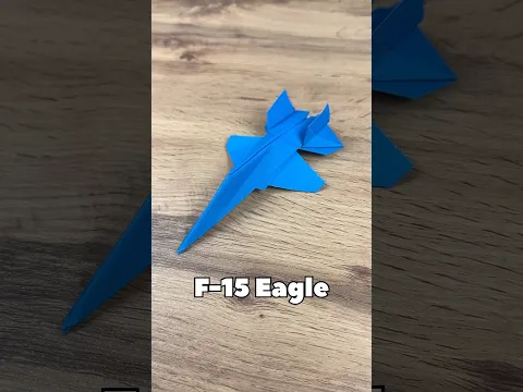 Origami F-15 Eagle Fighter Jet Tutorial | How to Make Paper Airplane Easy Step By Step | DIY Crafts