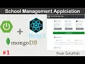 Full Stack Web Application SPRING BOOT REACTJS MONGODB PART 1