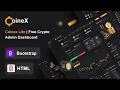 Build a Responsive Admin Dashboard Using HTML CSS JavaScript Bootstrap Coinex Lite Dashboard