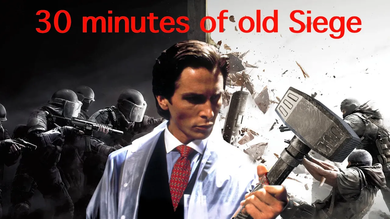 Nearly 30 minutes of things you forgot about old Rainbow Six Siege narrated by Patrick Bateman