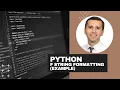 Python Lesson 6 f string formatting Example