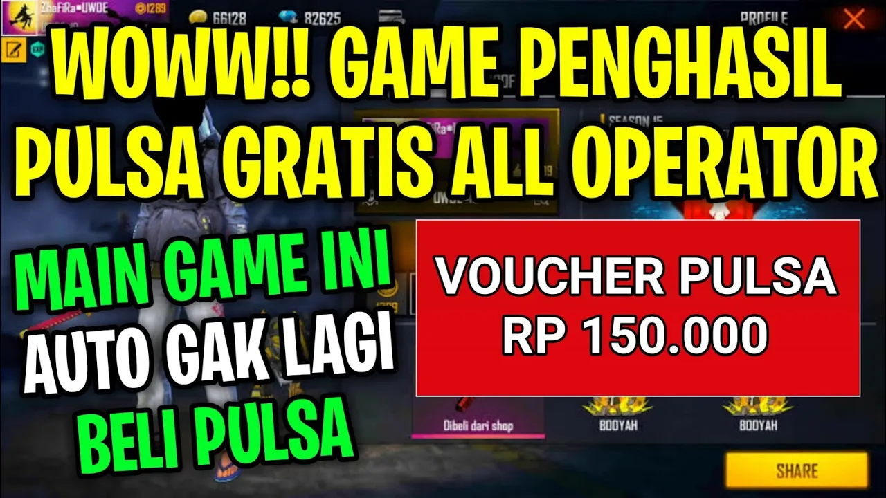 Game online penghasil pulsa