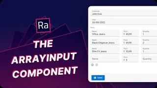 The ArrayInput component in react-admin