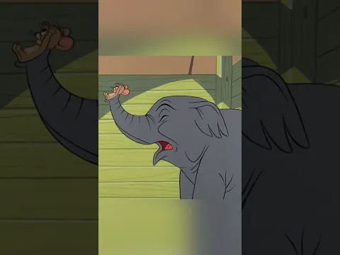 A Captura Inesperada 🐘🐱 #TomEJerry 🐱🐭  #ClassicCartoons Vê mais no #Cartoonito #shorts