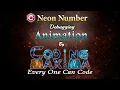 Cpp Neon Number Program 1080P Cpp programming Coding Maxima coding animations