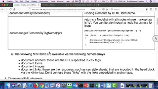COSC 465 Lecture 23-Javascript in the Browser