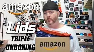AMAZON x LIDS MY LATEST CLOTHING PICK-UPS TRIPLE UNBOXING