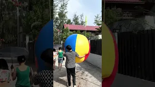 Giant balloon para kay baby kael 😅 #batang90s 