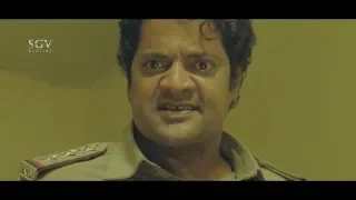 notorious man caught by police ravishankar dandupalya movie scene kannada movies