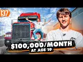 19 Year-Old Starts a Trucking Business