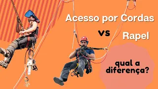 ACESSO POR CORDA X RAPEL - Quais São As Principais Diferenças ?