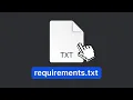requirements txt