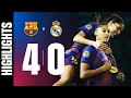 Lagu LIGA F |  FC BARCELONA 4 vs 0 REAL MADRID 🔵🔴