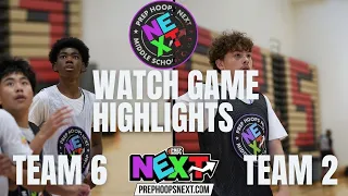 Prep Hoops Next MN MS Camp Team 6 v Team 2 Game Highlights