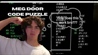 NEW MEG Door code puzzle tutorial FULL Release Escape the Backrooms