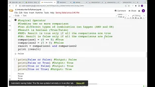 Module3 12 Python Logical Operators
