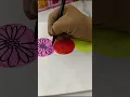 Boho art Marks colour
