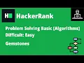 Resolviendo Gemstones en HackerRank B-Coding