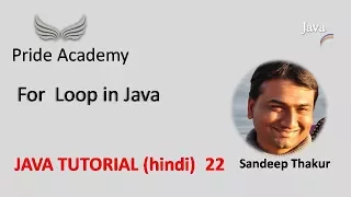 Use of For loop in Java Java Tutorial Hindi 22