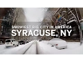 Why is Syracuse NY the snowiest big city in America