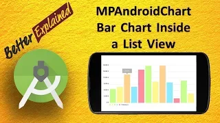MPAndroidChart Tutorial Better Than Android GraphView 15 - Bar Chart Inside a List View