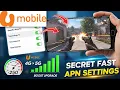 U Mobile 5G APN Settings 2025 Boost Speed Up to 50Mbps