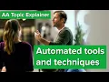 AA Topic Explainer Automated tools techniques