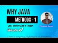 Java Methods and Types Core Java Tutorial by Phanindra Kumar Pedipini