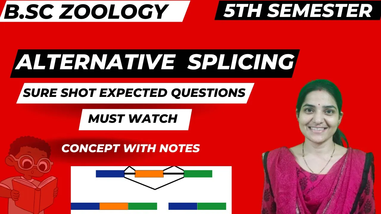 Alternative splicing B. Sc Zoology||5th Semester Molecular Biology||
