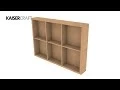 How to Construct Kaisercraft BTP 6 Frame Shadow Box SB2287