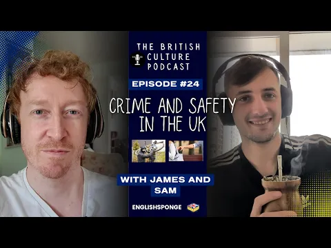 Learn British English With This Podcast -  Is The UK A Dangerous Place? | Comprehensible Input B2