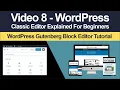 WordPress Classic Editor Explained 8 Of 9