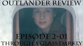 outlander review season 2 episode 1 through a glass darkly