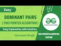 Dominant Pairs POTD Problem of the Day GFG 12 April 23 Easy Problem
