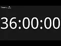 36 Hour Countup Timer